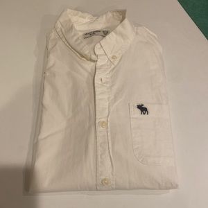 Boys white button down shirt